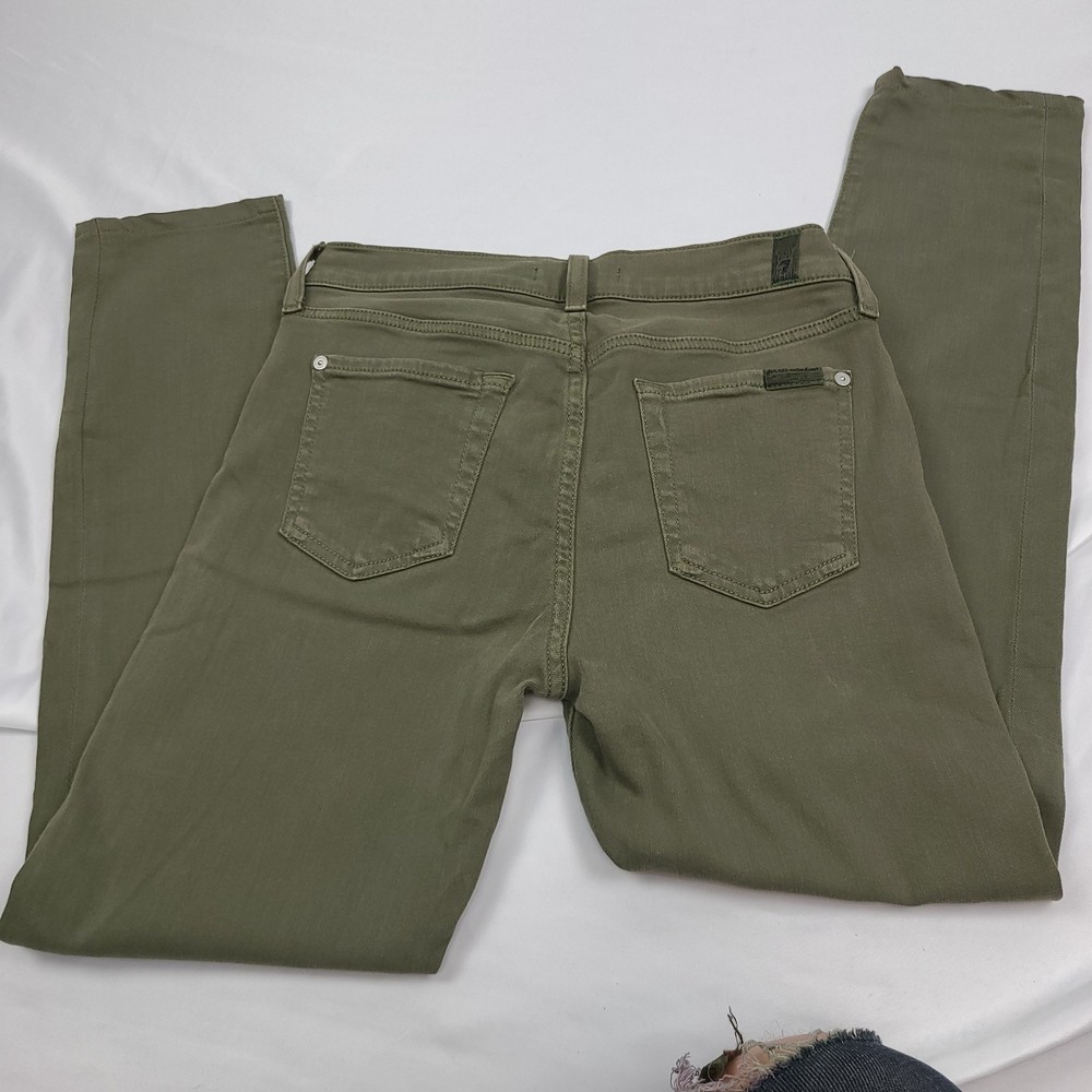 7 for all Mankind Green Jeans Size 26
